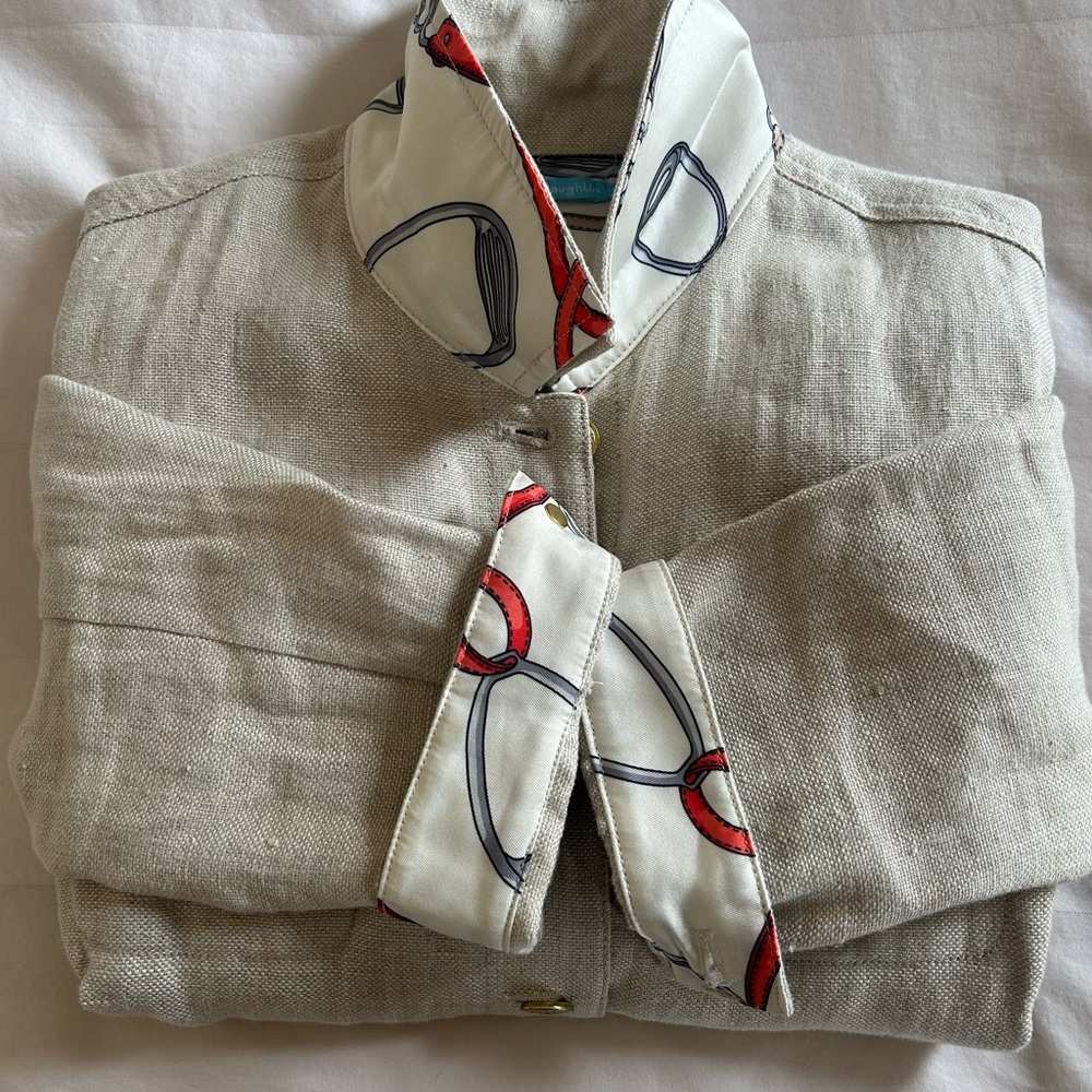 J.McLaughlin Linen Colby Jacket - Picture 2 of 16